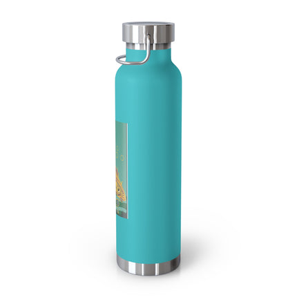 Golden Serenity Copper Vacuum Insulated Bottle, 22oz