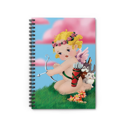 Cupid's Aim Spiral Notebook - Ruled Line