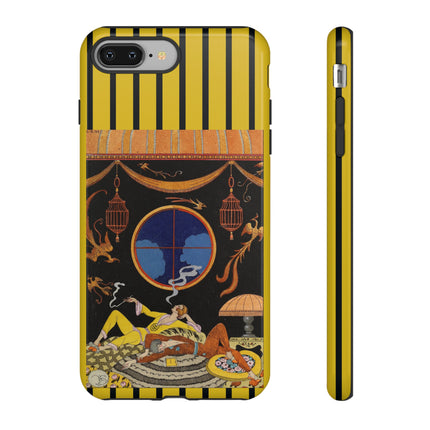 Falbalas et fanfreluches La paresse (Laziness) by George Barbier Phone Cases