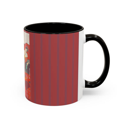 Les Coussins by Georges Lepape Colorful Mugs (11oz, 15oz)