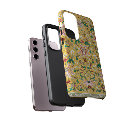 Yellow Botanical Pattern by Owen Jones Phone Cases