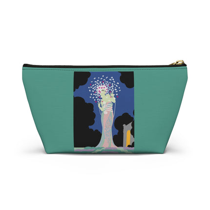 Butterfly Enchantress Cosmetic Bag – Ethereal Art Deco Magic & Pastel Dream