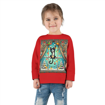 Mischief in Tinselland Toddler Long Sleeve Tee