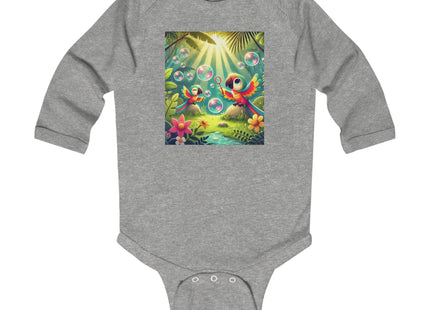 Parrots and Bubbles Infant Long Sleeve Bodysuit