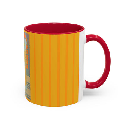 Sur Les Marches Du Jardin by Georges LePape Colorful Mugs (11oz, 15oz)