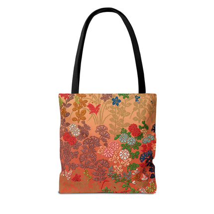 Japanese Flower Pattern by G.A. Audsley Tote Bag (AOP)
