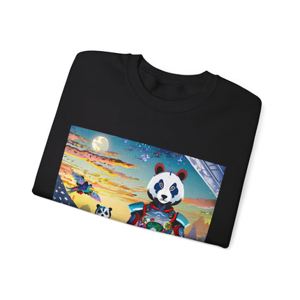 Cyber Punk Robots Unisex Heavy Blend™ Crewneck Sweatshirt