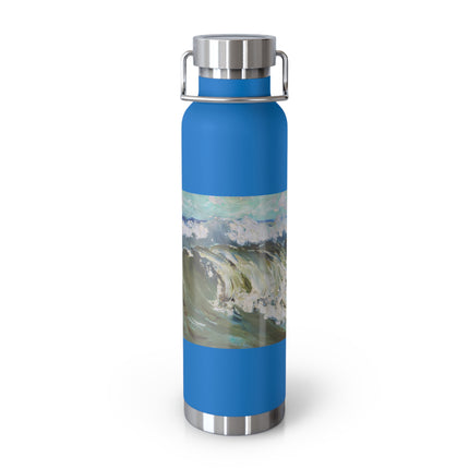 The Wave by Karl Hagemeister Copper Vacuum Insulated Bottle, 22oz