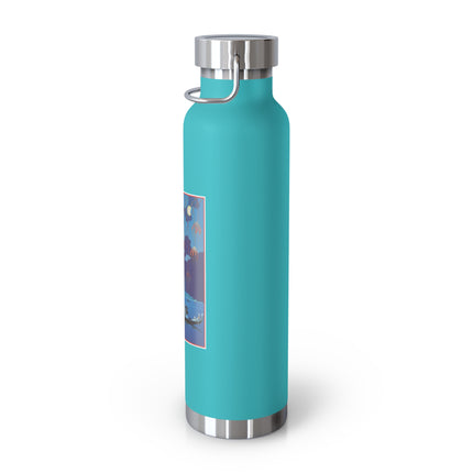 Fireworks in Venice by George Barbier Copper Vacuum Insulated Bottle, 22oz