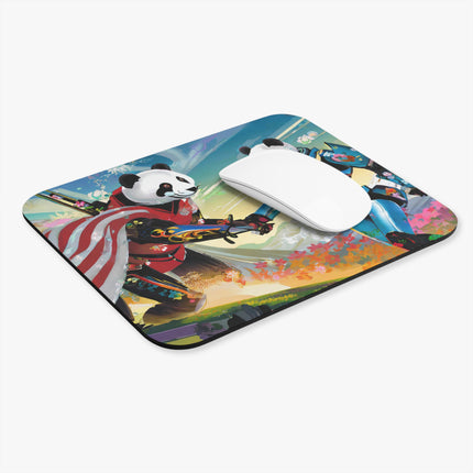 Cyber Punk Robots Mouse Pad, Rectangle