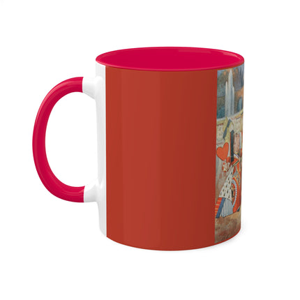 Off with her head! Off with— by Sir John Tenniel Colorful Mugs, 11oz