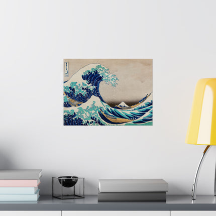 The Great Wave off Kanagawa by Katsushika Hokusai Matte Horizontal Posters