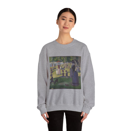A Sunday on La Grande Jatte by Georges Seurat Heavy Blend™ Crewneck Sweatshirt