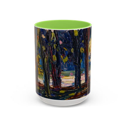 In the Park of St. Cloud by Wassily Kandinsky Colorful Mugs (11oz, 15oz)