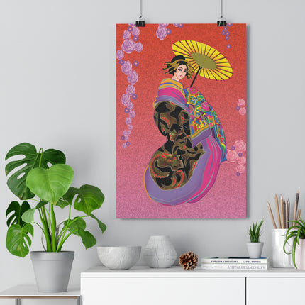 Enchanting Geisha Giclée Art Print