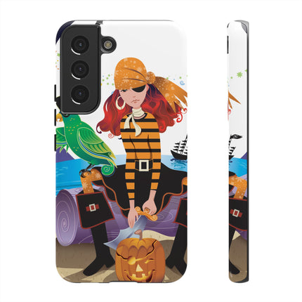 Moonlit Pirate Halloween Phone Cases