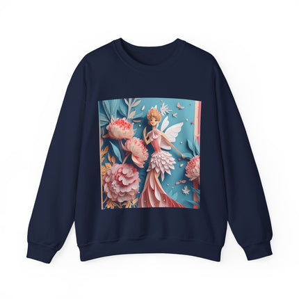 Peony Fairy Unisex Heavy Blend™ Crewneck Sweatshirt