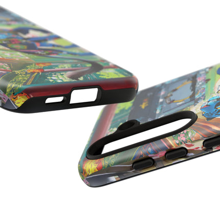 Cyber Panther's Hunt Phone Cases