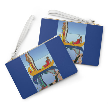 Le long du Missouri by George Barbier Clutch Bag