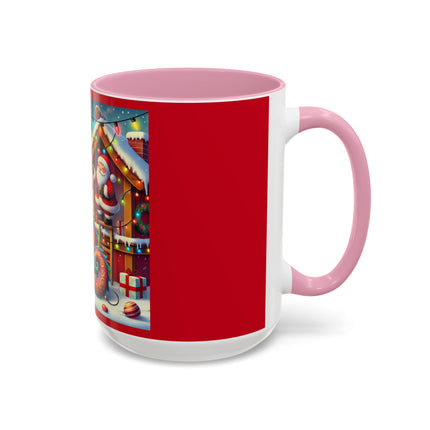 Playful Dragon's Christmas Colorful Mugs (11oz, 15oz)