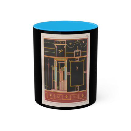 Pompeii Walls Pl.04 by Victor Steeger Colorful Mugs, 11oz
