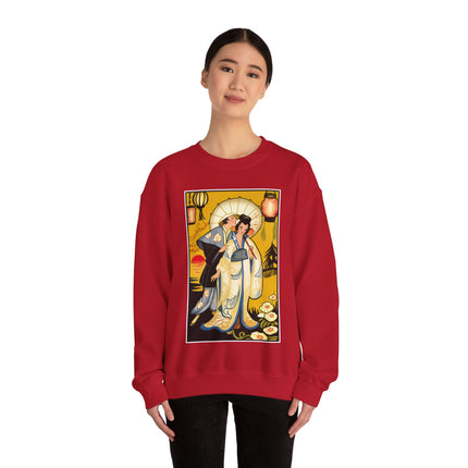 Golden Embrace Heavy Blend™ Crewneck Sweatshirt