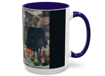 A Bar at the Folies-Bergère by Edouard Manet Colorful Mugs (11oz, 15oz)