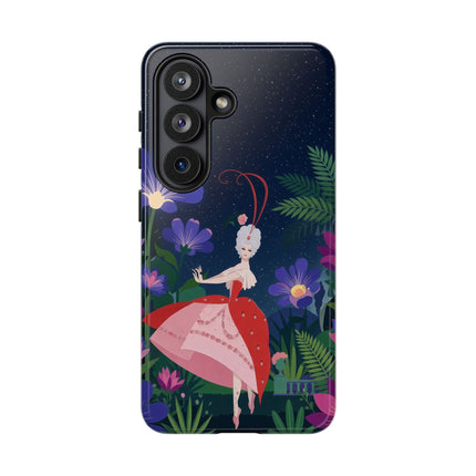 🌺✨ The Lady Of The Starlit Enchanted Garden Phone Case – Art Deco Floral Fantasy