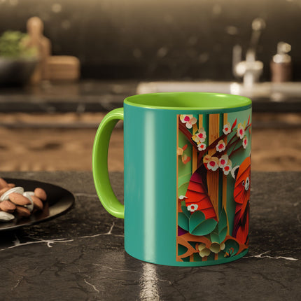 A Playful Red Panda Colorful Mugs (11oz, 15oz)