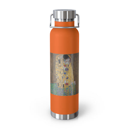 The Kiss by Gustav Klimt Copper Vacuum Insulated Bottle, 22oz