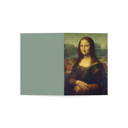 Mona Lisa by Leonardo da Vinci Greeting Cards (1, 10, 30, and 50pcs)
