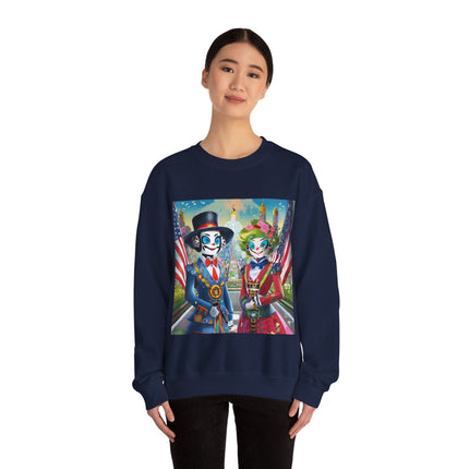 Cyber Punk Warrior Robots Unisex Heavy Blend™ Crewneck Sweatshirt