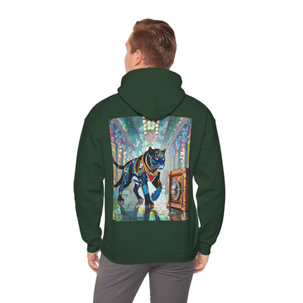Cyber Panther’s Hunt – Heavy Blend™ Hooded Sweatshirt