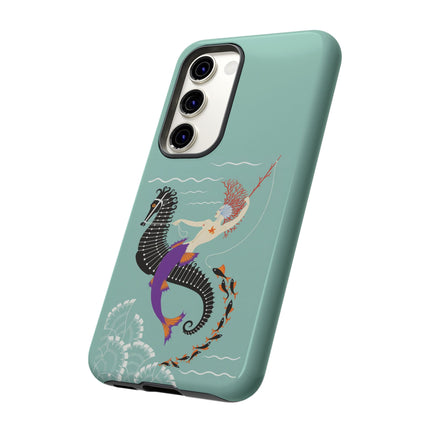 Mermaid on Seahorse Phone Case – Mythic Ocean Grace