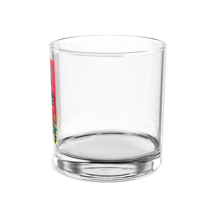 Art Deco Christmas Enchantment Rocks Glass, 10oz