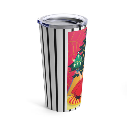 Art Deco Christmas Enchantment Tumbler 20oz