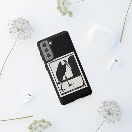 A Lame Marabou by Samuel Jessurun de Mesquita Phone Cases