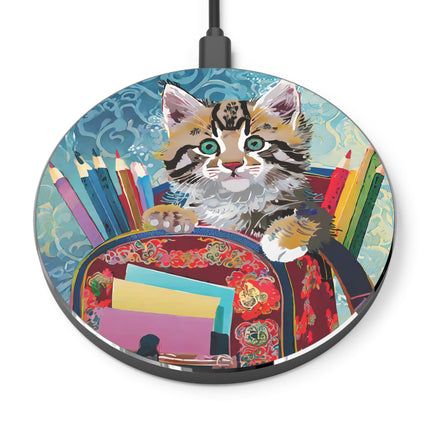 Whiskered Wanderings Wireless Charger