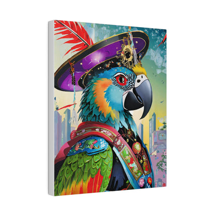 Tech Plumes Matte Canvas, Stretched, 0.75"