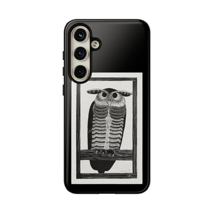Horned Owl by Samuel Jessurun de Mesquita Phone Cases