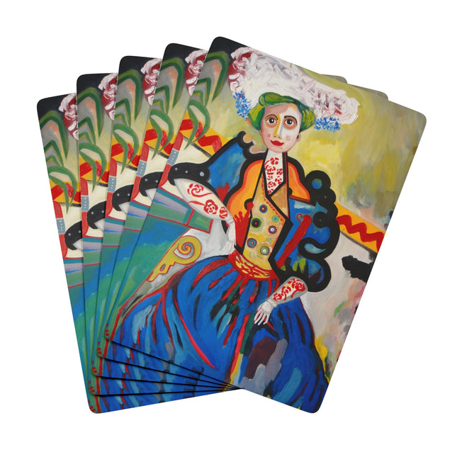 A Mulher by Amadeo de Souza-Carosa Playing Cards