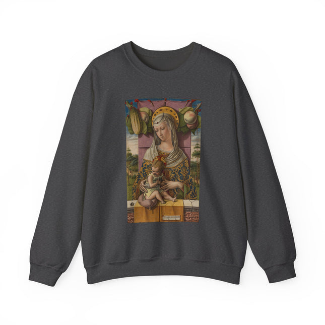 Madonna and Child by Carlo Crivelli Heavy Blend™ Crewneck Sweatshirt