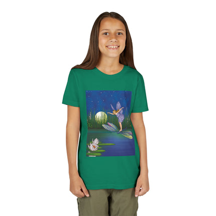 Fairy on a Dragonfly by Ida Rentoul Outhwaite Youth Short Sleeve Tee