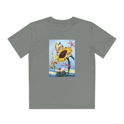Sunflower Fairies by Margaret Tarrant Youth Competitor Tee – Golden Garden Magic & Storybook Wonder