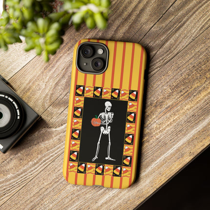 Candy Corn Skeleton Phone Cases