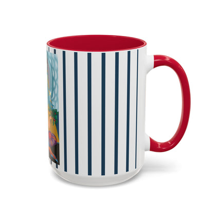 Art Deco Christmas Elegance Colorful Mugs (11oz, 15oz)