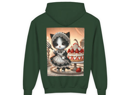 Patisserie Kitten Youth Heavy Blend Hooded Sweatshirt