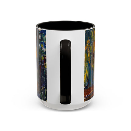 In the Park of St. Cloud by Wassily Kandinsky Colorful Mugs (11oz, 15oz)