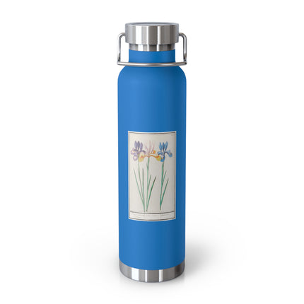 Iris, Iris sibirica by Anselmus Boëtius de Boodt Copper Vacuum Insulated Bottle, 22oz