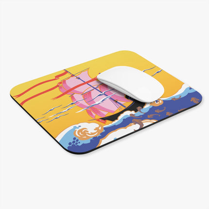 Golden Seas and Whimsical Dreams Mouse Pad, Rectangle